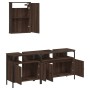 Set de muebles baño 3 pzas madera contrachapada roble marrón de , Muebles de baño - Ref: Foro24-3214789, Precio: 151,99 €, De...