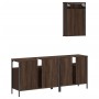 Set de muebles baño 3 pzas madera contrachapada roble marrón de , Muebles de baño - Ref: Foro24-3214789, Precio: 151,99 €, De...