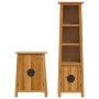 2-piece bathroom furniture set solid pine wood by , Bathroom furniture - Ref: Foro24-3223461, Price: 562,95 €, Discount: %