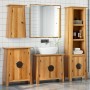 Bathroom furniture set 4 pieces solid pine wood by , Bathroom furniture - Ref: Foro24-3223454, Price: 694,61 €, Discount: %