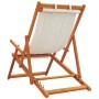 Klappbare Strandkörbe 2 Einheiten aus cremefarbenem Stoff von , Gartenstühle - Ref: Foro24-3214484, Preis: 141,78 €, Rabatt: %