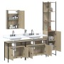 Sonoma oak plywood 4-piece bathroom furniture set by , Bathroom furniture - Ref: Foro24-3214806, Price: 276,70 €, Discount: %