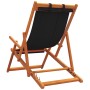 Klappbare Strandkörbe 2 Einheiten aus schwarzem Stoff von , Gartenstühle - Ref: Foro24-3214486, Preis: 120,99 €, Rabatt: %