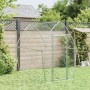 Chicken cage silver galvanized steel 200x105x182 cm by , Cages and habitats for small animals - Ref: Foro24-172555, Price: 11...