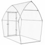 Chicken cage silver galvanized steel 200x105x182 cm by , Cages and habitats for small animals - Ref: Foro24-172555, Price: 11...