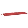 Cojín de banco de jardín tela Oxford rojo 150x50x7 cm de , Cojines para sillas y sofás - Ref: Foro24-361608, Precio: 38,99 €,...