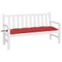 Garden bench cushion Oxford fabric red 150x50x7 cm by , Cushions for chairs and sofas - Ref: Foro24-361608, Price: 38,08 €, D...