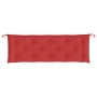 Cojín de banco de jardín tela Oxford rojo 150x50x7 cm de , Cojines para sillas y sofás - Ref: Foro24-361608, Precio: 38,99 €,...