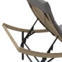 Lounger with beige synthetic rattan cushion 55x199x50 cm by , Loungers - Ref: Foro24-368249, Price: 125,99 €, Discount: %