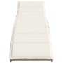 Sun loungers with table 2 units beige synthetic rattan by , Loungers - Ref: Foro24-368254, Price: 241,26 €, Discount: %