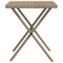 Sun loungers with table 2 units beige synthetic rattan by , Loungers - Ref: Foro24-368254, Price: 241,26 €, Discount: %