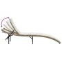 Sun loungers with table 2 units beige synthetic rattan by , Loungers - Ref: Foro24-368254, Price: 241,26 €, Discount: %