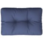 Navy blue fabric pallet sofa cushion 60x40x12 cm by , Cushions for chairs and sofas - Ref: Foro24-377966, Price: 23,01 €, Dis...