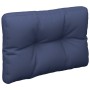 Cushion set for pallet sofa in navy blue fabric 60x40x12 cm by , Cushions for chairs and sofas - Ref: Foro24-378081, Price: 4...