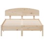 Estructura de cama con cabecero madera maciza pino 140x190 cm de , Camas y somieres - Ref: Foro24-3207225, Precio: 155,87 €, ...