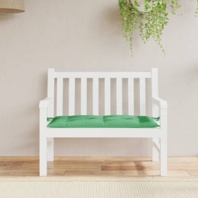 Cojín de banco de jardín tela Oxford verde 110x50x7 cm de , Cojines para sillas y sofás - Ref: Foro24-361816, Precio: 28,99 €...