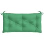 Garden bench cushion Oxford fabric green 110x50x7 cm by , Cushions for chairs and sofas - Ref: Foro24-361816, Price: 29,26 €,...