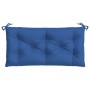 Cojín de banco de jardín tela Oxford azul 110x50x7 cm de , Cojines para sillas y sofás - Ref: Foro24-361821, Precio: 29,26 €,...