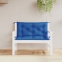 Garden bench cushions 2 pcs Oxford fabric royal blue 100x50x7 cm by , Cushions for chairs and sofas - Ref: Foro24-361669, Pri...