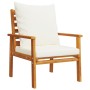 3-piece garden furniture set with acacia wood cushions by , Garden sets - Ref: Foro24-3211807, Price: 269,39 €, Discount: %