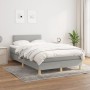 Box spring bed with light gray fabric mattress 120x190 cm by , Beds and slatted bases - Ref: Foro24-3269765, Price: 363,35 €,...