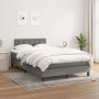 Box spring bed with dark gray fabric mattress 120x190 cm by , Beds and slatted bases - Ref: Foro24-3269752, Price: 375,41 €, ...