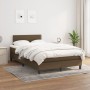 Box spring bed with dark brown fabric mattress 120x190 cm by , Beds and slatted bases - Ref: Foro24-3269719, Price: 360,85 €,...