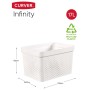 Curver Storage boxes with Infinity lid 4 pieces white 11L+17L by Curver, Storage baskets - Ref: Foro24-427238, Price: 67,89 €...