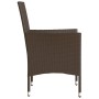 Garden chairs with cushions 2 units brown synthetic rattan by , Garden chairs - Ref: Foro24-368110, Price: 129,07 €, Discount: %