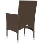 Garden chairs with cushions 2 units brown synthetic rattan by , Garden chairs - Ref: Foro24-368110, Price: 129,07 €, Discount: %