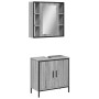 Bathroom furniture set 2 pieces sonoma gray plywood by , Bathroom furniture - Ref: Foro24-3214723, Price: 124,99 €, Discount: %