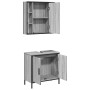 Bathroom furniture set 2 pieces sonoma gray plywood by , Bathroom furniture - Ref: Foro24-3214723, Price: 124,99 €, Discount: %