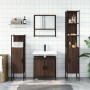 4-piece bathroom furniture set in brown oak plywood by , Bathroom furniture - Ref: Foro24-3214714, Price: 238,33 €, Discount: %