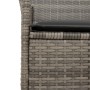 Garden chairs and cushions 2 pcs gray PE rattan and solid wood by , Garden chairs - Ref: Foro24-368718, Price: 198,43 €, Disc...