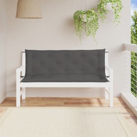 Garden bench cushions 2 pcs anthracite 150x50x7 cm by , Cushions for chairs and sofas - Ref: Foro24-361697, Price: 56,87 €, D...