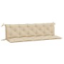 Cojines de banco de jardín 2 uds tela Oxford beige 180x50x7 cm de , Cojines para sillas y sofás - Ref: Foro24-361719, Precio:...