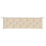 Cojines de banco de jardín 2 uds tela Oxford beige 180x50x7 cm de , Cojines para sillas y sofás - Ref: Foro24-361719, Precio:...