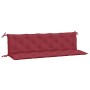 Garden bench cushions 2 pcs red red 180x50x7 cm by , Cushions for chairs and sofas - Ref: Foro24-361725, Price: 66,94 €, Disc...