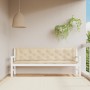 Garden bench cushions 2 pcs beige Oxford fabric 200x50x7 cm by , Cushions for chairs and sofas - Ref: Foro24-361738, Price: 7...