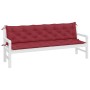 Gartenbankauflagen 2 Stück rot rot 200x50x7 cm von , Kissen für Stühle und Sofas - Ref: Foro24-361744, Preis: 70,62 €, Rabatt: %