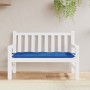 Garden bench cushion Oxford fabric blue 120x50x7 cm by , Cushions for chairs and sofas - Ref: Foro24-361593, Price: 34,06 €, ...