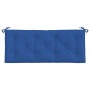 Cojín de banco de jardín tela Oxford azul 120x50x7 cm de , Cojines para sillas y sofás - Ref: Foro24-361593, Precio: 34,06 €,...