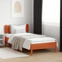 Cabecero de cama madera maciza de pino marrón cera 90 cm de , Cabeceros y pies de cama - Ref: Foro24-844796, Precio: 38,01 €,...