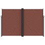 Toldo lateral retráctil marrón 220x600 cm de , Sombrillas - Ref: Foro24-4004674, Precio: 153,75 €, Descuento: %