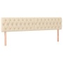 Cama box spring con colchón tela color crema 120x190 cm de , Camas y somieres - Ref: Foro24-3269907, Precio: 429,90 €, Descue...