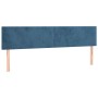 Box spring bed with dark blue velvet mattress 120x190 cm by , Beds and slatted bases - Ref: Foro24-3269987, Price: 404,93 €, ...