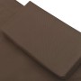 Brown steel sun lounger 200x90 cm by vidaXL, Outdoor beds - Ref: Foro24-48081, Price: 81,34 €, Discount: %