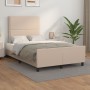 Cappuccino synthetic leather bed frame and headboard 120x190 cm by , Beds and slatted bases - Ref: Foro24-3270559, Price: 171...