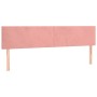 Pink velvet bed frame with headboard 120x190 cm by , Beds and slatted bases - Ref: Foro24-3270571, Price: 165,99 €, Discount: %