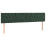 Dark green velvet bed frame with headboard 120x190 cm by , Beds and slatted bases - Ref: Foro24-3270599, Price: 188,14 €, Dis...